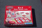 Bordspel 3 in 1 Cars Disney, Hobby en Vrije tijd, Een of twee spelers, Ophalen of Verzenden, Gebruikt, Clementoni