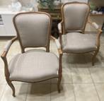 twee zetel/stoeltjes, Huis en Inrichting, Stoelen, Ophalen, Overige kleuren, Hout, Twee