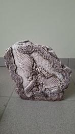 Pierre avec fossile, pour aquarium, Comme neuf, Enlèvement, Élément de décoration
