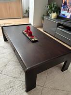 Salontafel massieve eik, Huis en Inrichting, Tafels | Salontafels, Ophalen, Gebruikt, 100 tot 150 cm, Klassiek