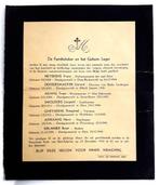 Aankondiging van overlijdens in de concentratiekampen (1945), Verzamelen, Bidprentjes en Rouwkaarten, Ophalen of Verzenden, Rouwkaart