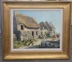 Oswald POREAU, de koeienhoedster, Antiek en Kunst, Ophalen of Verzenden