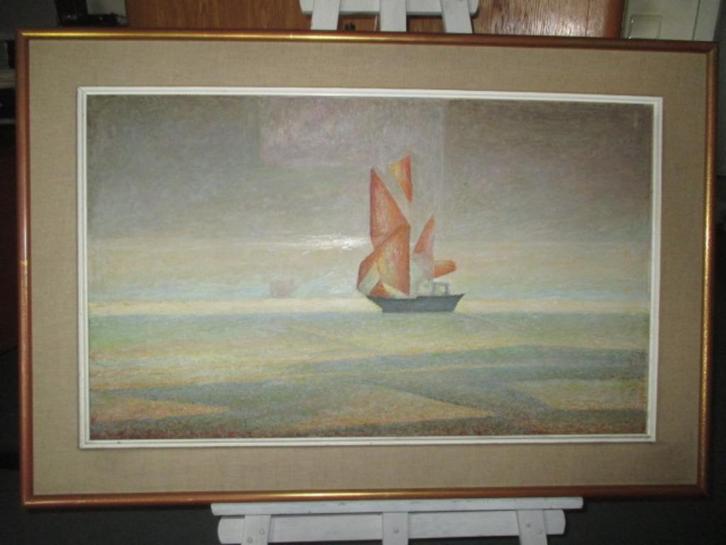 Schilderij Jules Sciot, Antiek en Kunst, Kunst | Schilderijen | Klassiek, Ophalen of Verzenden