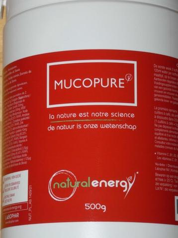 Mucopure 500g disponible aux enchères