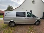 Mercedes Vito - 2013 - 2.2 (163 pk) dubbele cabine - 5 pl, Auto's, Euro 5, Zwart, 4 cilinders, Mercedes-Benz