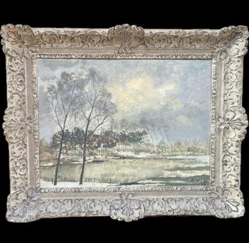 Groot schilderij van Emile-Jean Braun (1879-1968) beschikbaar voor biedingen