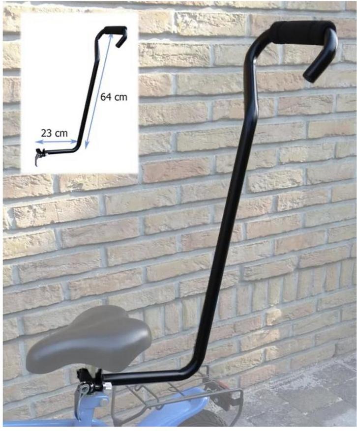 Universele duwstang kinderfiets – ideaal voor leren fietsen, Fietsen en Brommers, Fietsen | Kinderfietsjes, Gebruikt, Ophalen