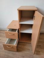 Commode en escalier avec tiroirs couleur chêne blanchi, Maison & Meubles, Enlèvement, Comme neuf, Chêne