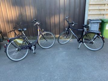 Heren en dames fiets beschikbaar voor biedingen