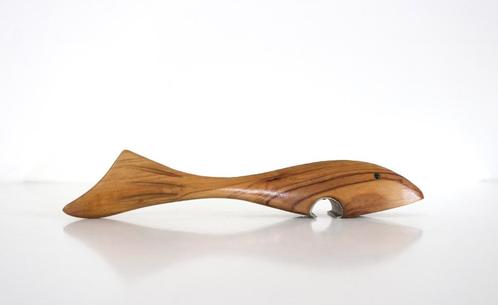 Vintage houten stoppentrekker / Sixties Danish Style, Antiek en Kunst, Curiosa en Brocante, Ophalen of Verzenden