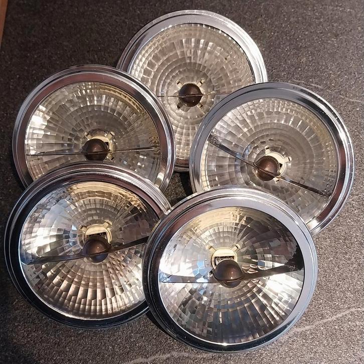 5 ampoules halogène Paulmann Ar111, Huis en Inrichting, Lampen | Spots, Halogeen, Led, Ophalen