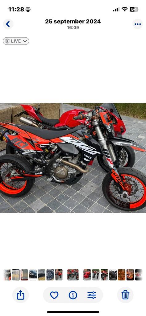 Ktm 450 exc, Motoren, Motoren | KTM, Particulier, Crossmotor, 11 kW of minder, 4 cilinders, Minimaal motorrijbewijs A1, LED Verlichting