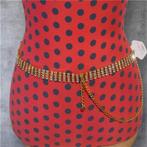 Ceinture dorée avec de strass ajustable, Vêtements | Femmes, Ceintures, Neuf, Autre, 90 à 100 cm, Autres couleurs