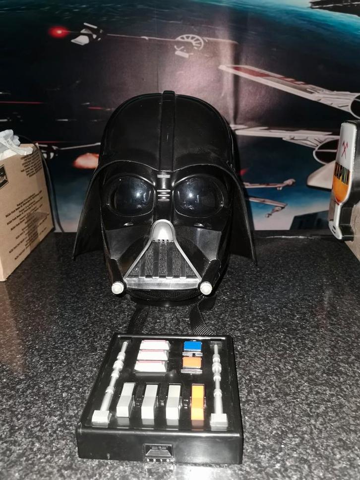 Darth vader helm, Verzamelen, Star Wars, Gebruikt, Replica, Ophalen of Verzenden
