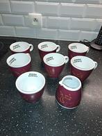 Douwe Egberts melk suikerpot en 6 stuks tassen van hetzelfde, Enlèvement ou Envoi
