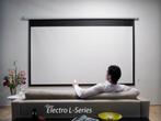 116) NIEUW Elektrisch projectiescherm Ivisions 400x250 cm, Audio, Tv en Foto, Projectieschermen, Nieuw, Elektrisch, Ophalen