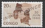 Congo belge 1960 - Yvert 372 - Indépendant (PF), Envoi