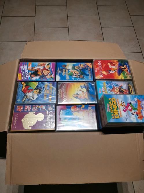 Pakket van meer dan 180 Disney VHS (alleen officiële Disney), Cd's en Dvd's, VHS | Kinderen en Jeugd, Gebruikt, Tekenfilms en Animatie