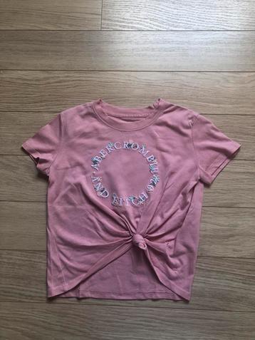 Roze t shirt Abercrombie 