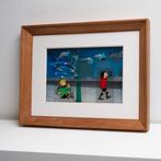 Studio Hergé - celluloïd du dessin animé Quick & Flupke 1985, Antiek en Kunst, Kunst | Schilderijen | Modern, Ophalen of Verzenden