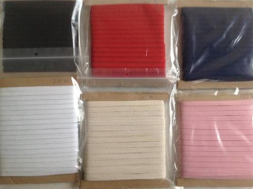 ELASTIEK  VOOR  KLEDIJ, Hobby en Vrije tijd, Naaien en Fournituren, Nieuw, Lint, Band of Elastiek, Ophalen of Verzenden