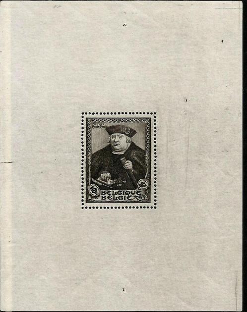 1935 François de Tassis Blok 4A**, Postzegels en Munten, Postzegels | Europa | België, Postfris, Orginele gom, Overig, Zonder stempel