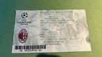 Ticket Champions League AC Milan - Barcelona 2000, Verzenden, Gebruikt