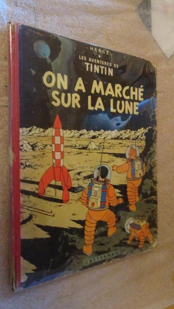 BD Tintin - On a marché sur la lune (EO belge) - Hergé