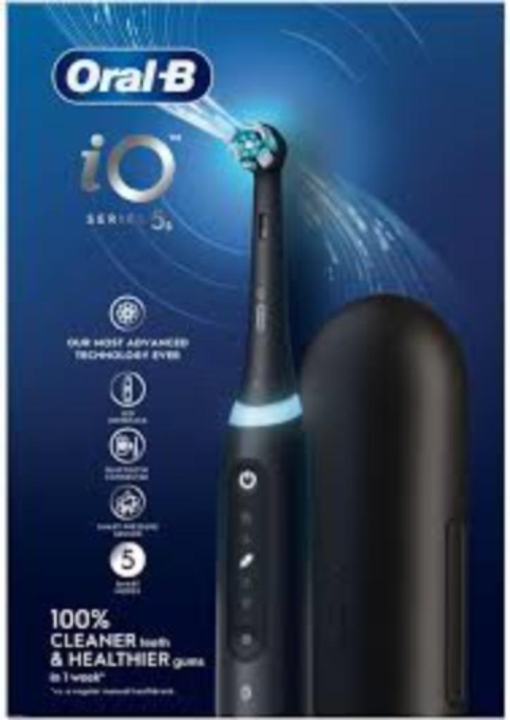 Oral B Elektrische tandenborstel iO5s matt black, Handtassen en Accessoires, Uiterlijk | Mondverzorging, Nieuw, Tandenborstel