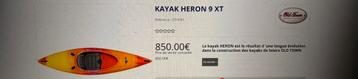 Kajakcono met volledige peddels en waterdichte rok beschikbaar voor biedingen