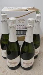 4 flessen cava lucetum brut nature 75 cl, Ophalen, Spanje, Overige typen, Nieuw