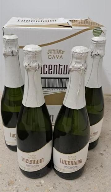 4 flessen cava lucetum brut nature 75 cl beschikbaar voor biedingen