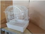 Witte kooi 29 x 20 x 30, Dieren en Toebehoren, Vogels | Hokken en Kooien, Ophalen, Nieuw, Kunststof