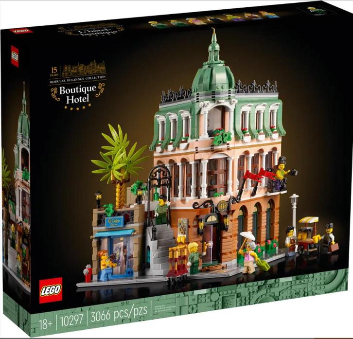 Lego Boetiekhotel/Boutique Hotel (10297), Kinderen en Baby's, Speelgoed | Duplo en Lego, Gebruikt, Lego, Complete set, Ophalen of Verzenden
