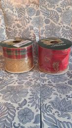 2 rouleaux de ruban large de noel en tissu neuf, Enlèvement ou Envoi, Neuf
