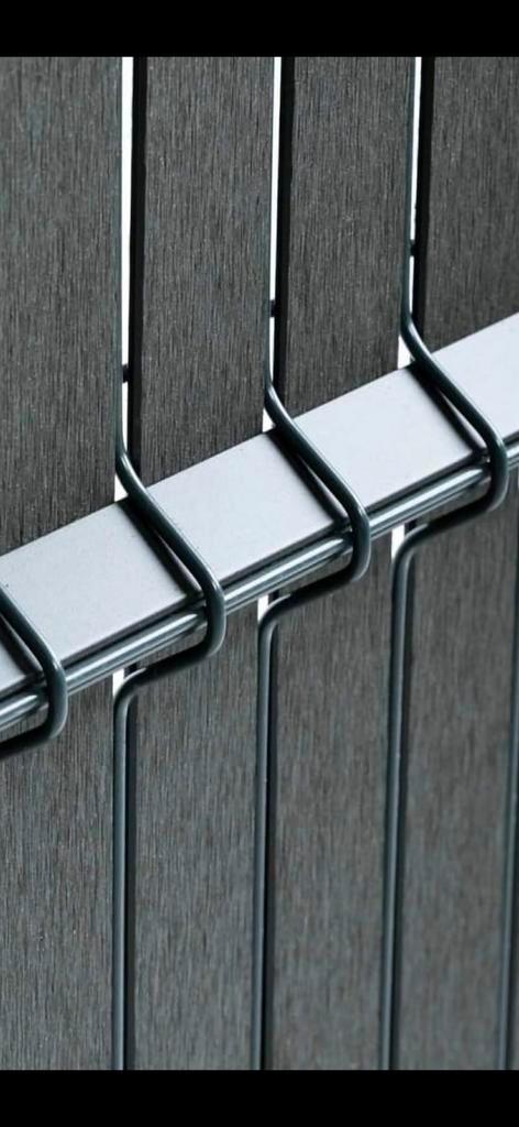 Verduisteringsset voor composiet 3D-omheiningspanelen, Tuin en Terras, Tuinhekken en Hekwerk, Nieuw, Aluminium, Ophalen of Verzenden