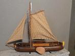 Mooie houten zeilboot, Hobby & Loisirs créatifs, Modélisme | Bateaux & Navires, Comme neuf, Enlèvement ou Envoi