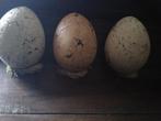 3 grote stenen decoratie eieren, Diversen, Pasen, Gebruikt, Verzenden