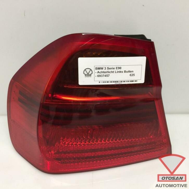 bmw 3 serie e90 achterlicht links buiten 6937457, Auto-onderdelen, Verlichting, BMW, Gebruikt
