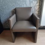 Lederen zetel 1 persoon, Huis en Inrichting, Zetels | Zetels, Ophalen of Verzenden, Zo goed als nieuw, Eenpersoons, Leer