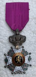 Medaille, Ridder in de Orde vn Leopold-1, Burger versie 2-TL, Ophalen of Verzenden, Landmacht, Lintje, Medaille of Wings