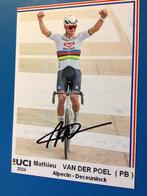 wielerkaart 2024 team alpecin  mathieu van der poel signe, Verzenden, Zo goed als nieuw