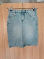 Lichtblauwe denim rok, Tom Tailor, Maat 34 (XS) of kleiner, Gedragen, Boven de knie