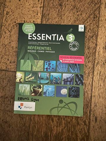 Essentia 3 referentiel bio chimie physique