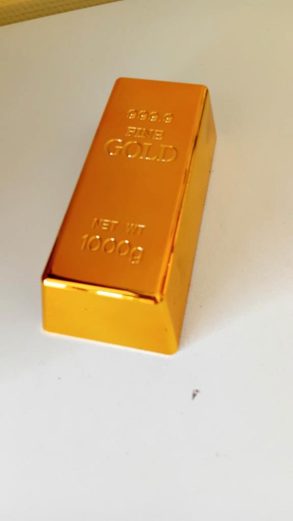 Nep goudstaaf, Caravans en Kamperen, Caravanaccessoires, Zo goed als nieuw, Ophalen of Verzenden