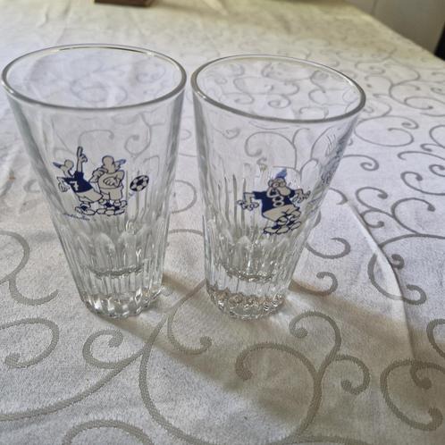 Deux verres à Pastis DuBouillon, Verzamelen, Glas en Drinkglazen, Zo goed als nieuw, Overige typen, Ophalen of Verzenden