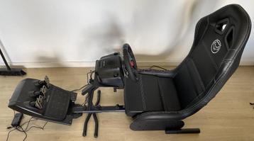 Logitech G29 stuur + Logitech shifter + Qware stoel simrig beschikbaar voor biedingen