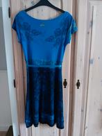 Blauwe zomerjurk met korte mouw, Kleding | Dames, Jurken, Blauw, Knielengte, Desigual, Gedragen