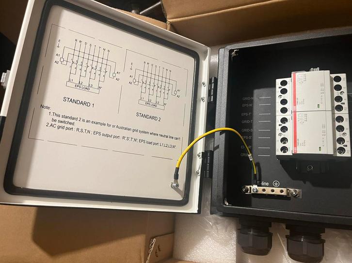 Growatt ATS-T (driefasige automatische omschakelaar) - nieuw, Doe-het-zelf en Bouw, Zonnepanelen en Toebehoren, Nieuw, Overige typen