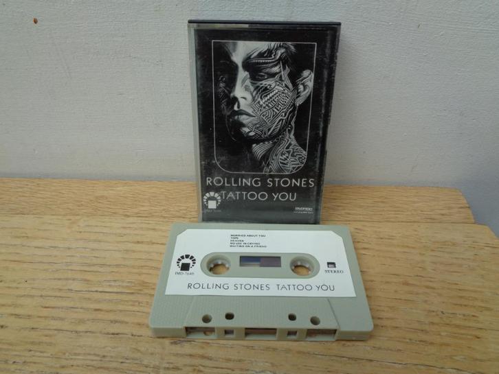 Rolling Stones cassette "Tattoo You" [Japan-Azië], Cd's en Dvd's, Cassettebandjes, Gebruikt, Origineel, Rock en Metal, 1 bandje